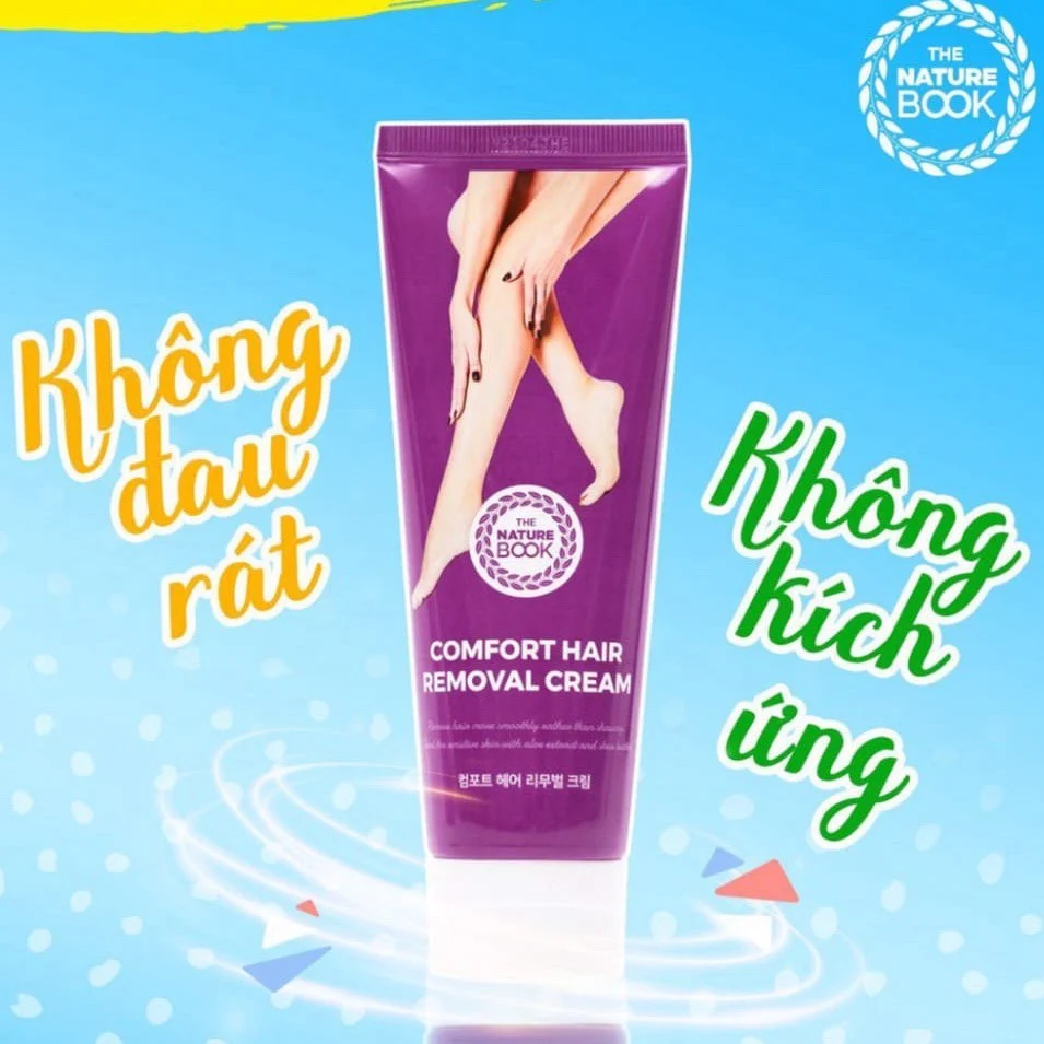 Kem Tẩy Lông The Nature Book Comfort Hair Removal Cream
