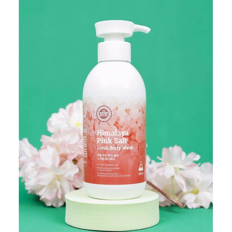 Sữa tắm trắng muối hồng Himalaya The Nature Book THE NATURE BOOK HIMALAYA PINK SALT SCRUB BODY WASH